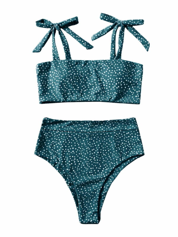 Green Polka Dots