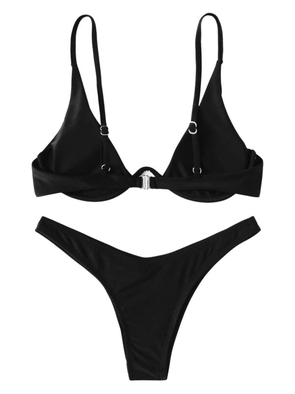 Black Basic Bikini - Imagen 2