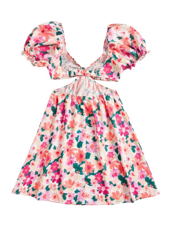 Pink Flora Dress - Imagen 2