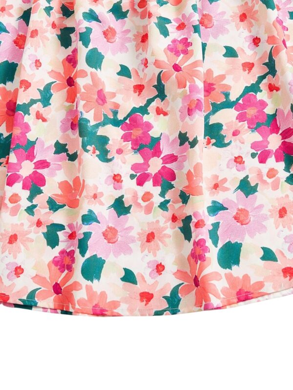 Pink Flora Dress - Imagen 4