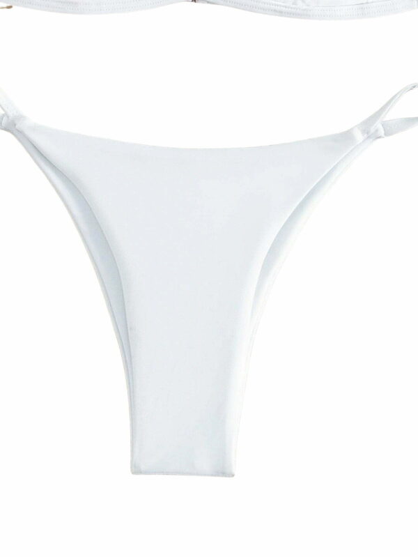 White Basic Bikini - Imagen 4